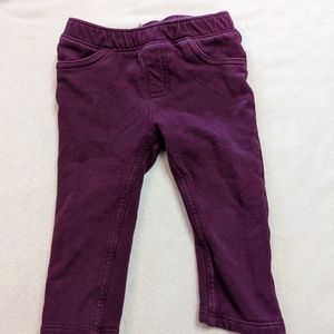 Purple pants baby 12m